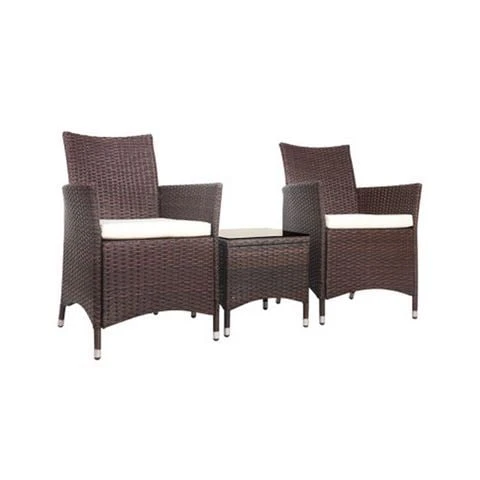 Exterieur Outdoor - Gardeon Outdoor Furniture Brown 3pc