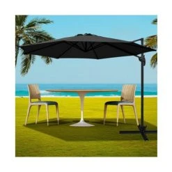 CoolShade - Instahut Roma Outdoor Umbrella Black