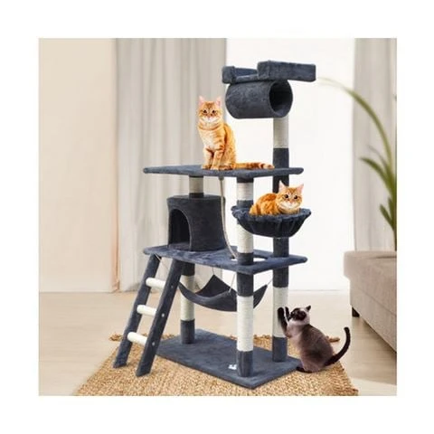 Pawfection - I.Pet Cat Tree 141cm Tower Condo House Wood