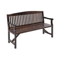 Exterieur Outdoor - Gardeon Wooden Garden Bench Natural 5FT