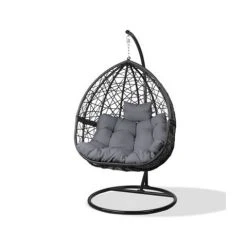 Exterieur Outdoor - Outdoor Hanging Swing Chair Black