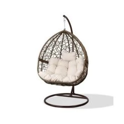 Exterieur Outdoor - Outdoor Hanging Swing Chair Brown