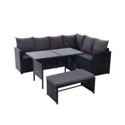 Exterieur Outdoor - Gardeon Outdoor Furniture 8 Seater Blk