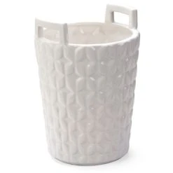Avalon - Planter Basket White 23x24x34cm