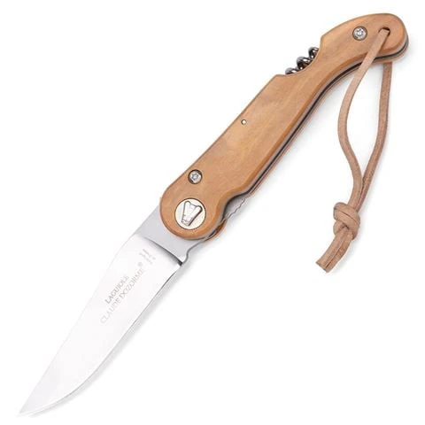 Claude Dozorme - Baroudeur Pocket Knife Corkscrew Olive Wood 3 Claude Dozorme - Baroudeur Pocket Knife Corkscrew Olive Wood