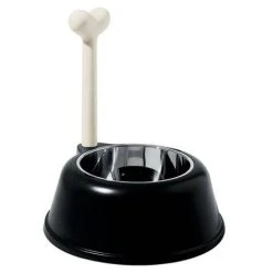 Alessi - Lupita Dog Bowl Black