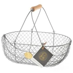 Burgon & Ball - Sophie Conran Harvesting Basket Grey
