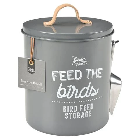 Burgon & Ball - Bird Food Tin Charcoal
