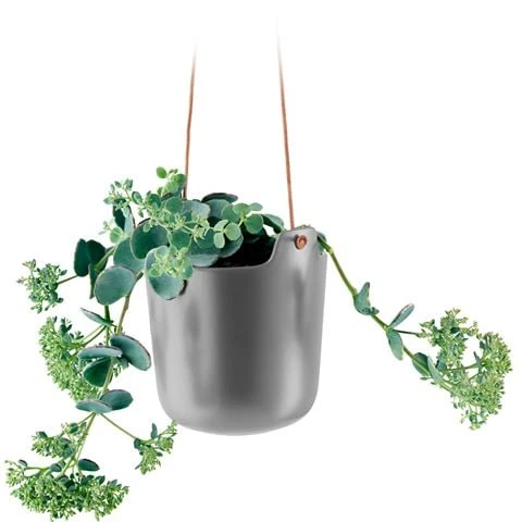 Eva Solo - Self-Watering Hanging Pot Stoneware Grey 15cm