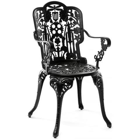 Seletti - Industry Collection Garden Armchair Black