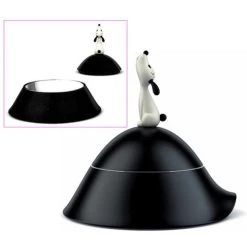 Alessi - Lula Dog Bowl Black